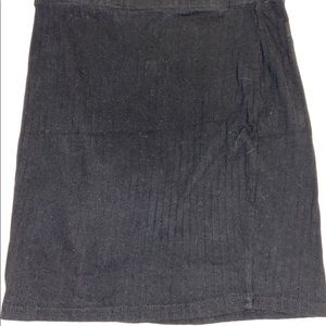 Black shein mini skirt